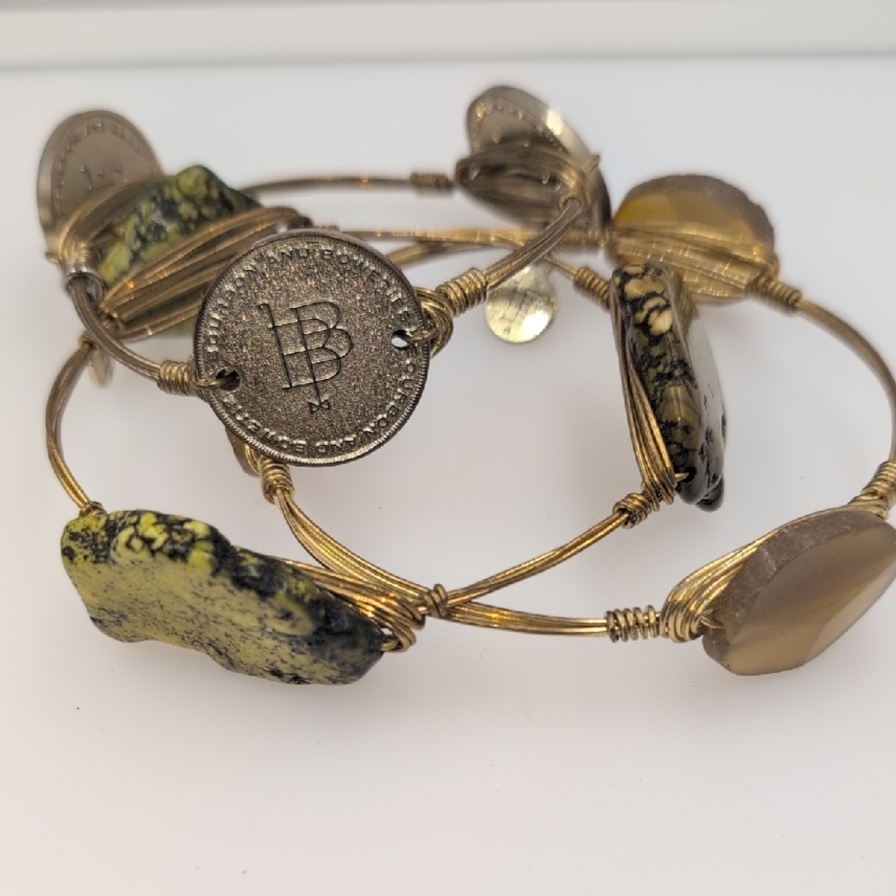 Bourbon and Bowties Gold and Yellow Bracelet Bundle Set